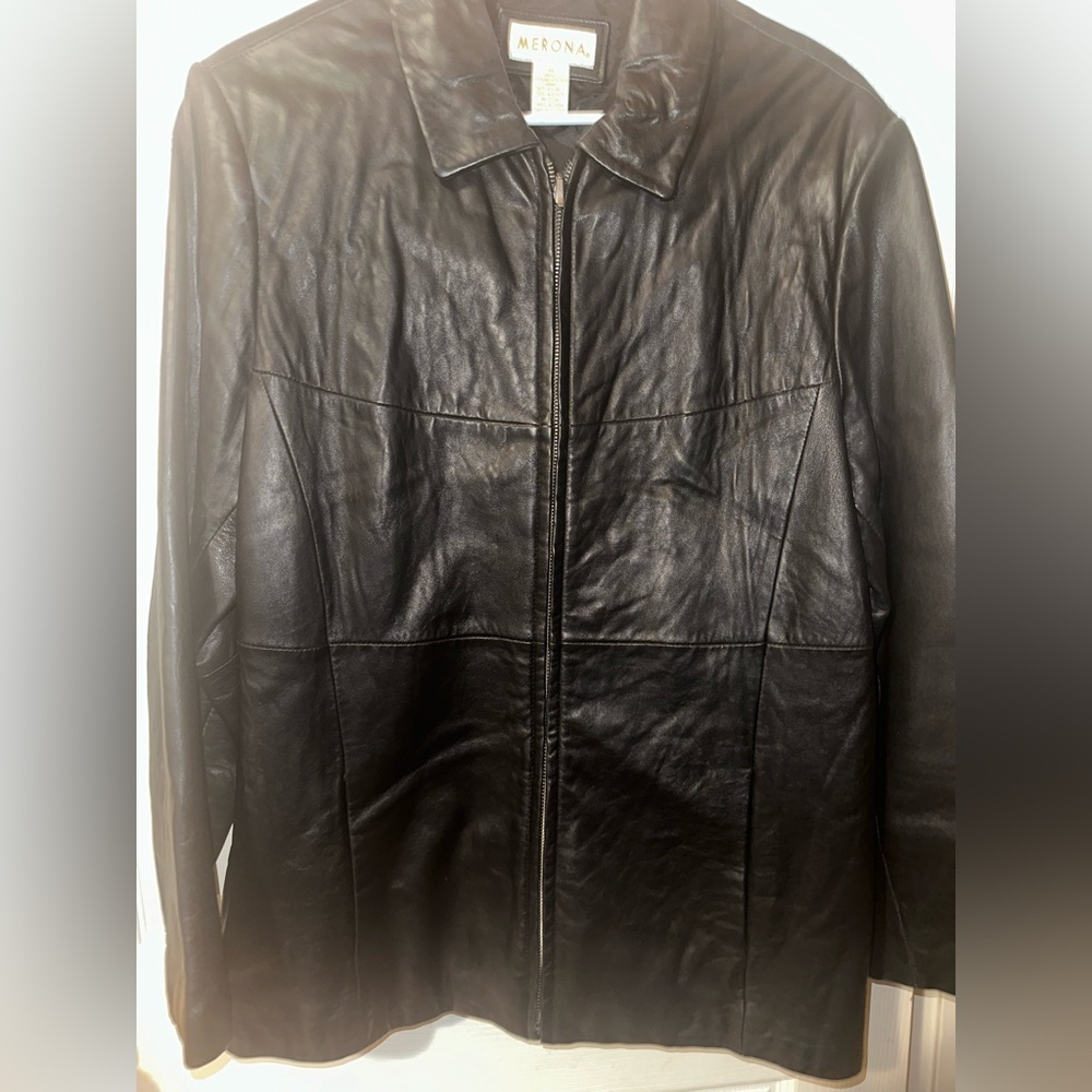 Vintage Merona Leather Jacket